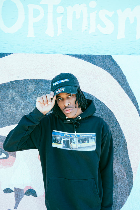 Distressed embroidered Food Frenzz Hat